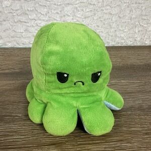 TeeTurtle Reversible Octopus Green Blue Kids Soft Plush Toy Gift Easter Basket